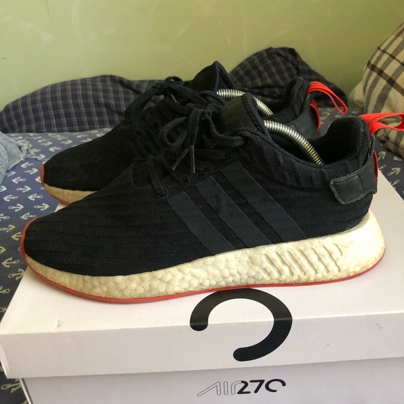 Nmd r2 Size 9 black red - Picture 5 of 5